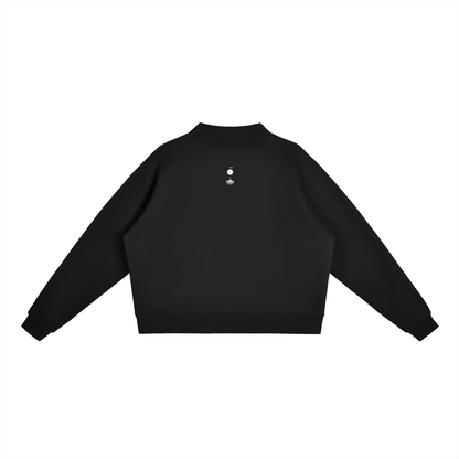 Swervcage Fleece Mock-Neck  Crew Sweatshirt