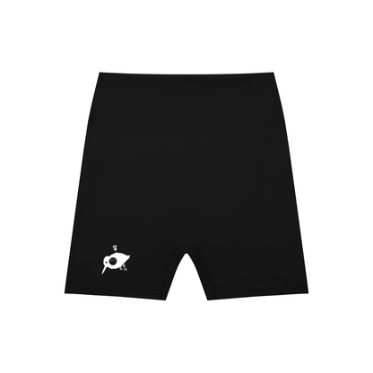 Birdcage Biker Shorts High-Waist