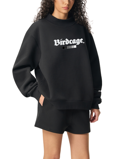 Fleece Mock-Neck Crewcage