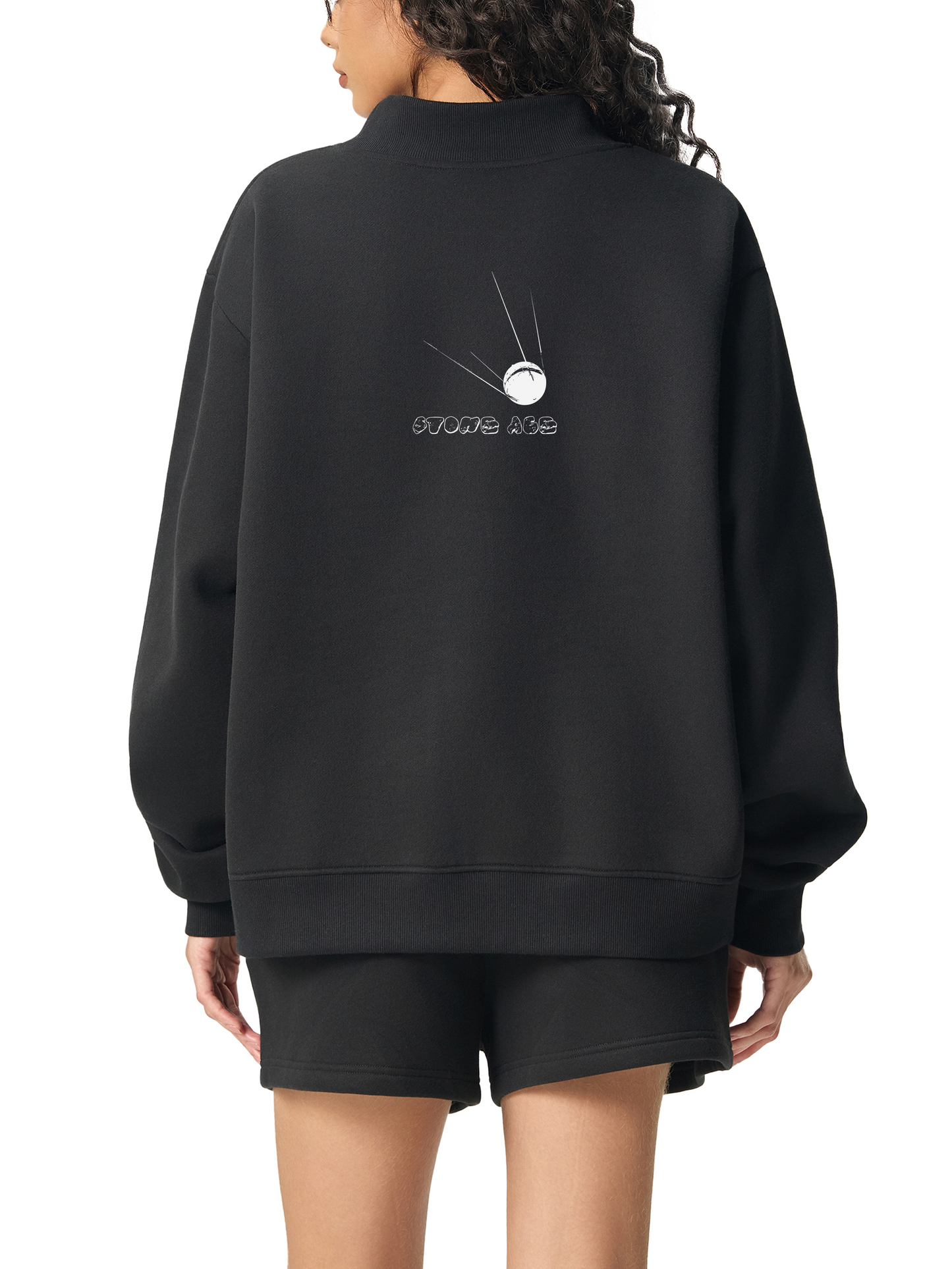 Fleece Mock-Neck Crewcage